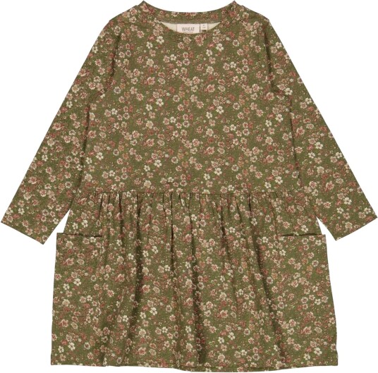 Wheat Jersey Kjole Bessie Dry Pine Flowers (104 / 4 år)
