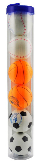 Rucanor Single Circle Fiesta Bordtennisballer (Ã4cm) 6pk Rucanor Single Circle Fiesta Bordtennisballer (Ã4cm) 6pk