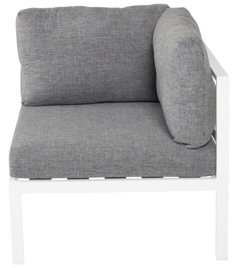 Venture Design Copacabana hjørne Hvit med grå pute Hvit Venture Design Copacabana hjørne Hvit med grå pute Hvit