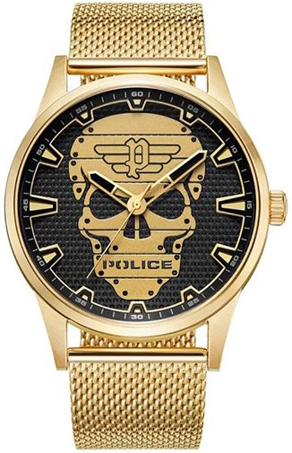 Police Herreklokke PEWJG2227903 Classic Sort/Stål Ø45 mm