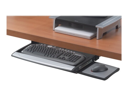 Fellowes Office Suites Deluxe - Tastaturskuff - Svart, Sølv Fellowes Office Suites Deluxe - Tastaturskuff - Svart, Sølv
