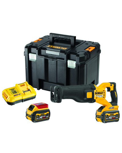 Dewalt Bajonettsag 54V XR Med 2x9Ah DCS389X2