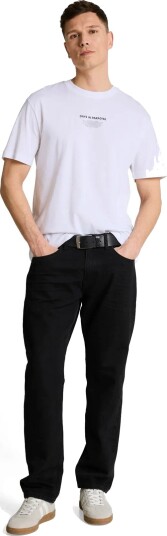 Tom Tailor Relaxed Photo Print T Shirt   White   XL