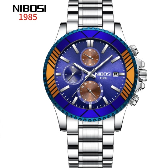 Nibosi Velocity Silver Blue