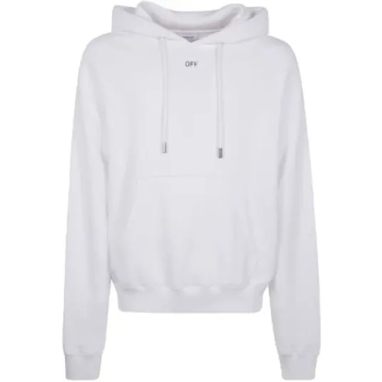 Off White Herre Gensere & Hettegensere Hvit 2XL,