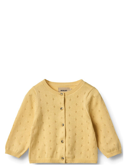 Wheat Knit Cardigan Maia Yellow 68 Wheat Knit Cardigan Maia Yellow 68