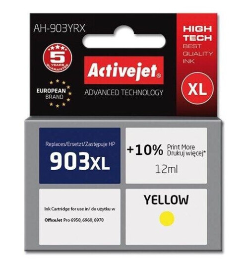 ActiveJet AH-903YRX - Blekkpatron Yellow