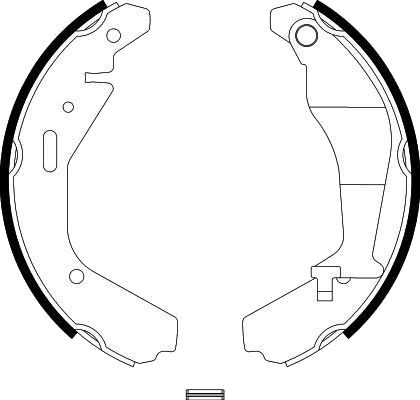 Bremsesko sett HELLA 8DB 355 002-951