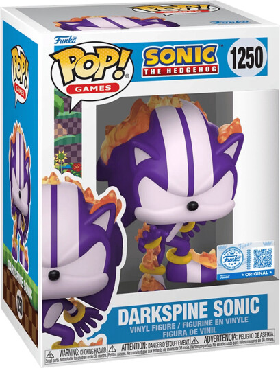 Funko Funko Pop Vinyl Excl Sonic S11 Darkspine Sonic Purple ONE SIZE