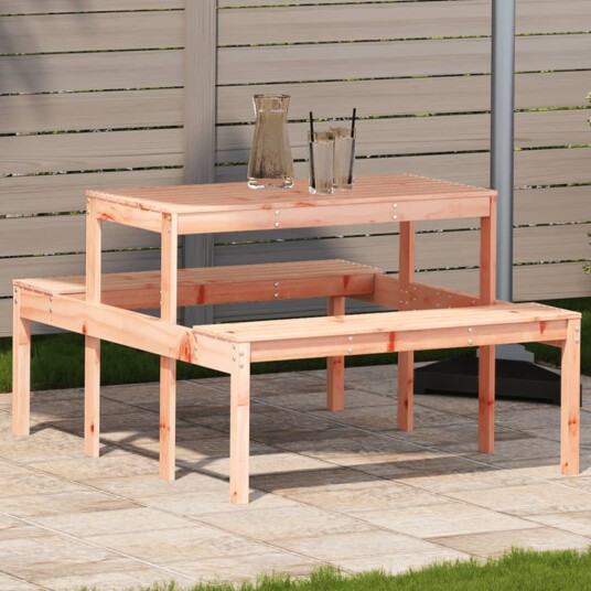 Piknikbord 110x134x75 cm heltre douglasgran 832560