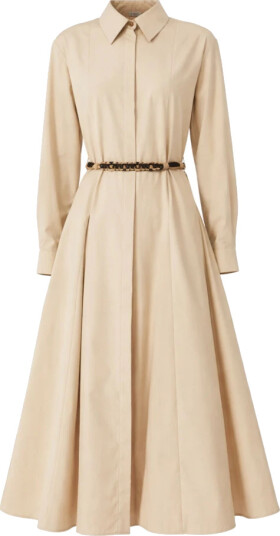 Max Mara Studio Dame Kjoler Beige S,