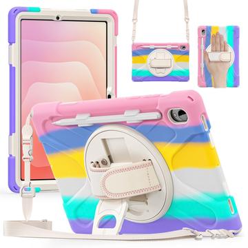 Samsung Galaxy Tab S11 Heavy Duty 360 Deksel med Håndrem Fargerik