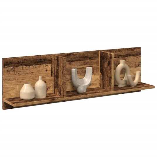 Veggskap 100x16,5x30 cm gammelt tre konstruert tre Veggskap 100x16,5x30 cm gammelt tre konstruert tre
