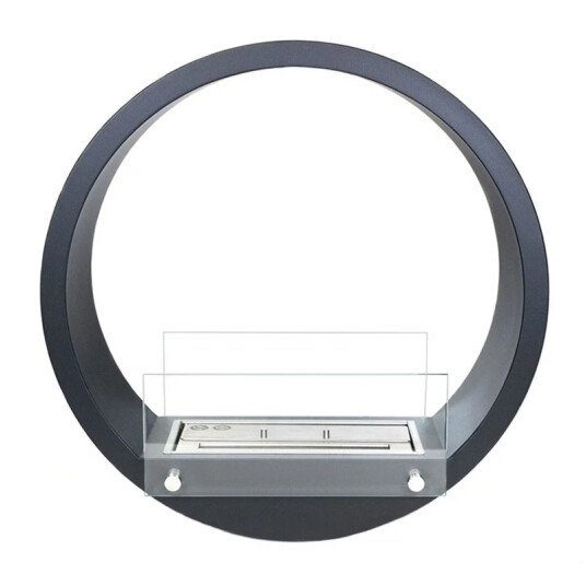 Scandiflames Rund biopeis i unikt design Svart Scandiflames Rund biopeis i unikt design Svart