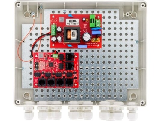 Bryter Atte Switch Poe Ip-5-11-L2 5-Ports Atte