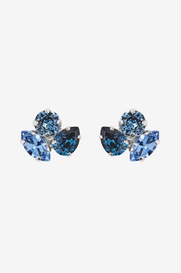 Caroline Svedbom Øreringer Ana Earrings Rhodium Sølv