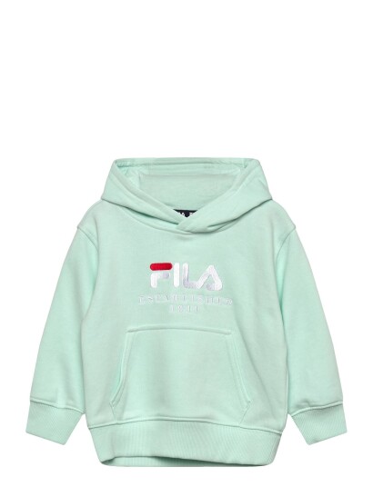FILA Benna Regular Logo Hoodie Blue 86 92