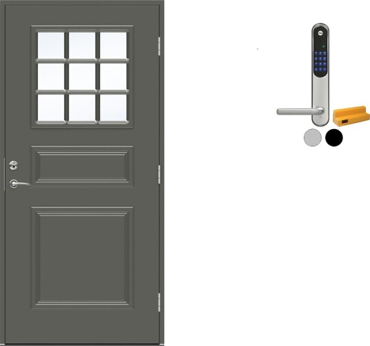 Ytterdør Swedoor Advance-Line Classic Ives med Yale Entrus
