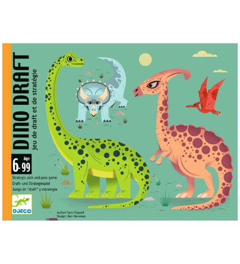 Djeco Kortspil Dino Draft Djeco Kortspil Dino Draft