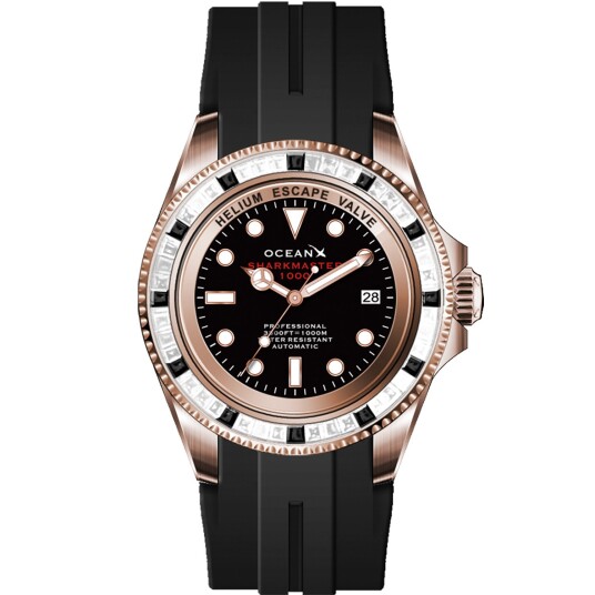 OceanX Sharkmaster 1000 Limited Edition SMS1004 - Herre - 44 mm - Analog - Automatisk - Safirglass OceanX Sharkmaster 1000 Limited Edition SMS1004 - Herre - 44 mm - Analog - Automatisk - Safirglass