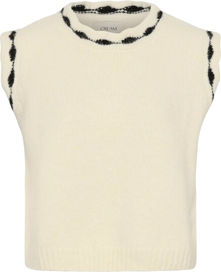 Cream | Crrosy Knit Slipover | XS/S