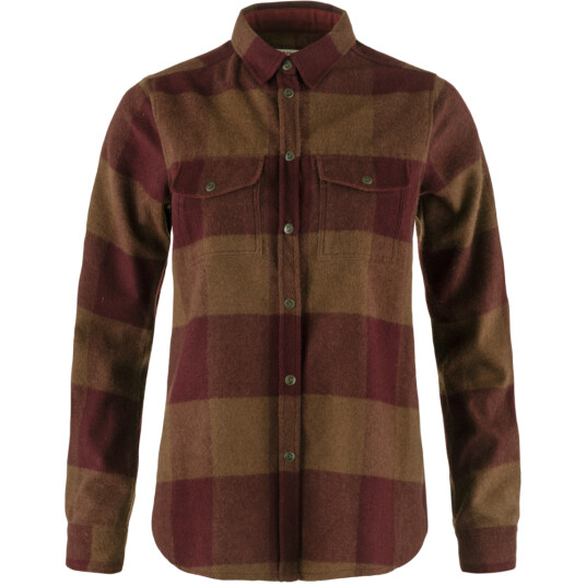 Fjellreven Canada Shirt Dame Autumn Leaf-Bordeaux Red XS