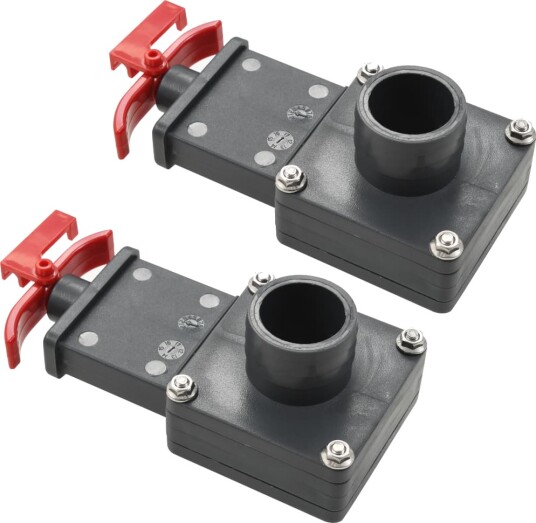 vidaXL Bassengportventil 2 stk 1,5"