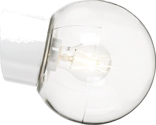 Classic Glob 180 Vegglampe E27 IP54 Klart Glass Classic Glob 180 Vegglampe E27 IP54 Klart Glass