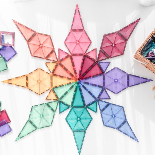 Connetix Pastell Geometry 40 stk