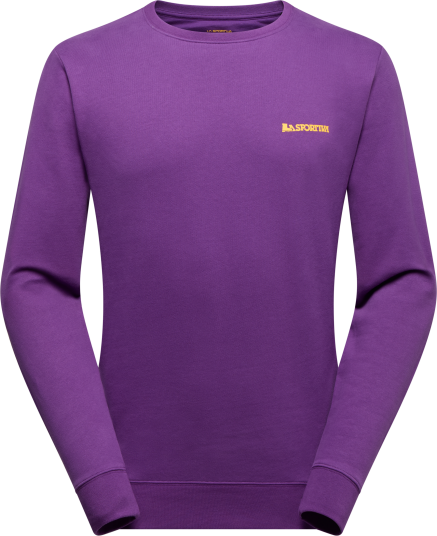 La Sportiva Men"s Climbing On The Moon Sweatshirt Viola/Giallo XL La Sportiva Men"s Climbing On The Moon Sweatshirt Viola/Giallo XL