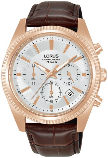 Lorus Herreklokke RT304LX9 Classic Sølvfarget/Lær Ø42 mm Lorus Herreklokke RT304LX9 Classic Sølvfarget/Lær Ø42 mm