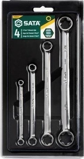 Sata Tools Pipesett ST09012SJ 4 Deler, Polert, E6 E24