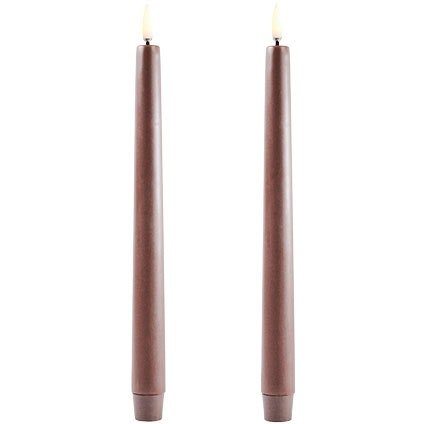 Uyuni LED Kronelys 2,3 x 25,5 cm Brun