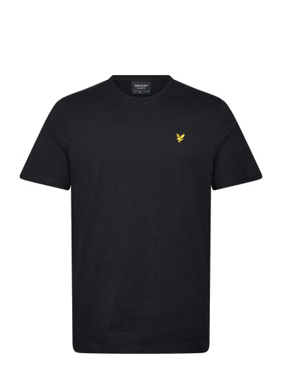 Lyle & Scott Fine Slub T Shirt   Black   XS