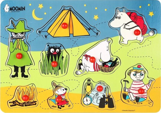 Mummitrollet Trepuslespill 9 Brikker 12 Mnd+ Camping
