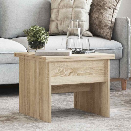 Kaffebord Sonoma eik 55 x 54,5 x 45 cm Konstruert tre