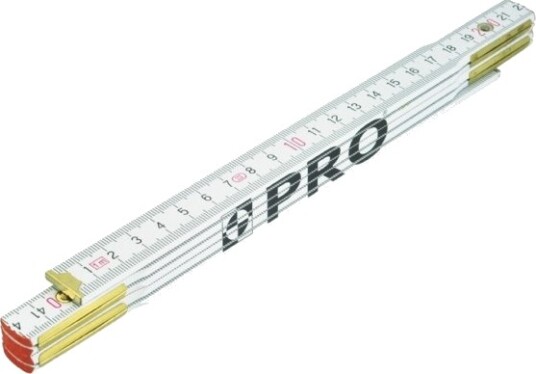 Pro Tommestokk Treflademål B1 1m Pro Tommestokk Treflademål B1 1m