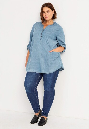 Denimtunika med lommer Denimtunika med lommer