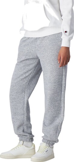 Champion ICONS Elastic Cuff Pants Dame New Oxford Grey Melange L Champion ICONS Elastic Cuff Pants Dame New Oxford Grey Melange L