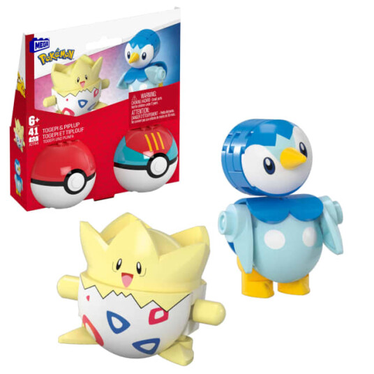 Mega Pokémon Byggesett med Poké Ball, Piplup og Togepi - 41 Deler Mega Pokémon Byggesett med Poké Ball, Piplup og Togepi - 41 Deler