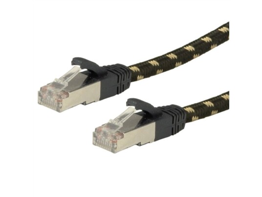 Roline Cat6a 5M 5 M Cat6a S/Ftp S Stp Rj 45 Rj 45 Sort