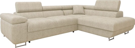 Gabina Sofa med Sjeselong 3 seter Beige Gabina Sofa med Sjeselong 3 seter Beige