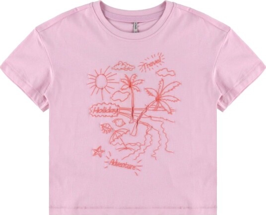 Kids Only T skjorte KogVacay Roseate Spoonbill/Strand Kids Only 11 12 år (146 152) T skjorte Rosa Kids Only T skjorte KogVacay Roseate Spoonbill/Strand Kids Only 11 12 år (146 152) T skjorte Rosa