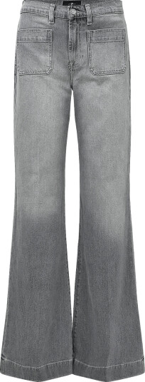 7 For All Mankind Modern Dojo Metal With Patch Pockets Grey 24 x 34