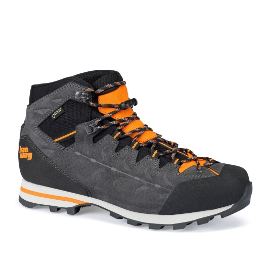 Hanwag Men's Makra Light Gtx Asphalt/orange UK 8 / EU 42 Hanwag Men's Makra Light Gtx Asphalt/orange UK 8 / EU 42