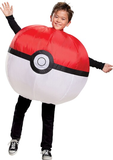 Minecraft™ Oppblåsbar Pokéball Barn Kostyme - One size (barn)