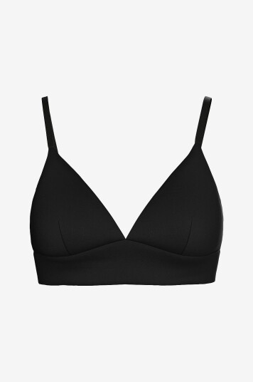 Pieces Myk BH pcNamee Triangle Bra Svart