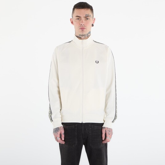 Fred Perry Contrast Tape Track Jkt Cream XL