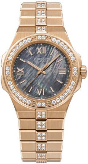 Chopard Dameklokke 295370 5003 Alpine Eagle Grå/18 karat rosé gull