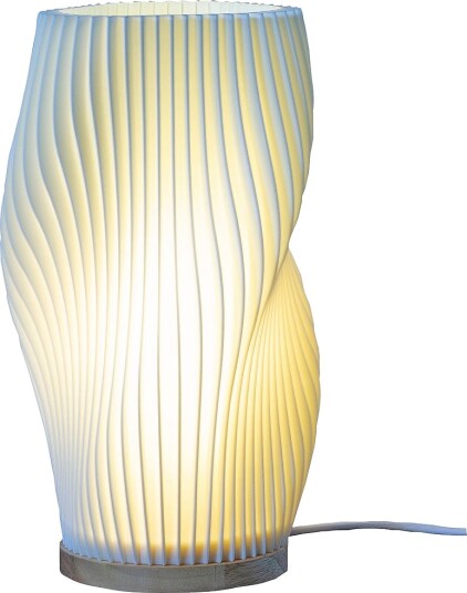 Aneta Lighting Bordlampe Korall Hvit Bordlamper